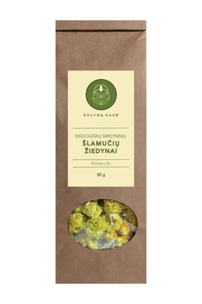 EKOLOGIŠKŲ SMĖLYNINIŲ ŠLAMUČIŲ ŽIEDYNAI 30 G