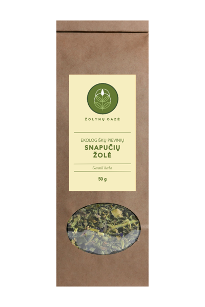 EKOLOGIŠKŲ PIEVINIŲ SNAPUČIŲ ŽOLĖ 40 G