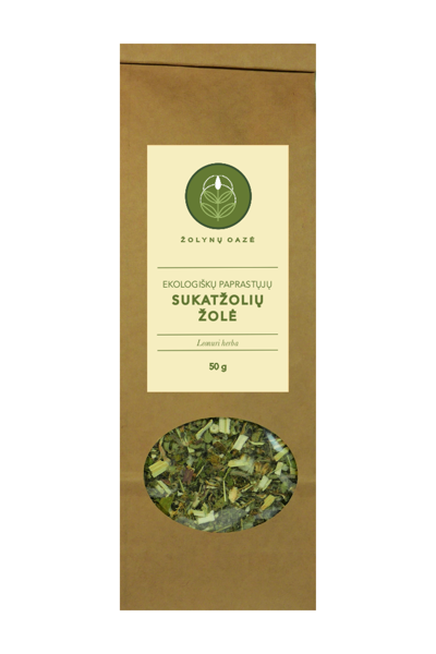 EKOLOGIŠKŲ PAPRASTŲJŲ SUKATŽOLIŲ ŽOLĖ 50 G