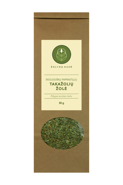 EKOLOGIŠKŲ PAPRASTŲJŲ TAKAŽOLIŲ ŽOLĖ 50 G