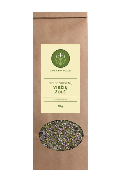 EKOLOGIŠKŲ ŠILINIŲ VIRŽIŲ ŽOLĖ 50 G